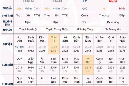Vai Trò của Phương Vị Dụng Thần trong Tứ Trụ và Cuộc Sống