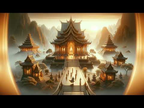 Người đi lễ đền trong một buổi lễ trang nghiêm