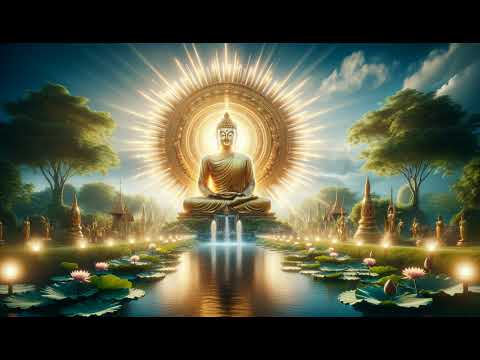 Đức Phật chiếu hào quang rực rỡ