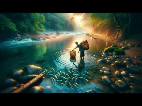 Ảnh minh họa về giấc mơ vớt cá chết - biểu tượng của sự kết thúc và bắt đầu mới
